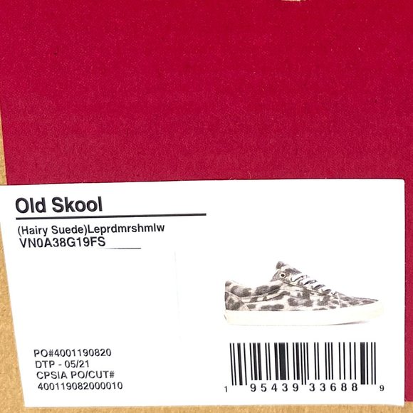 💖MEGA SALE💖Vans Old Skool Women's  Skateboarding   Leopard Canvas VN0A38G19FS - Picture 10 of 11